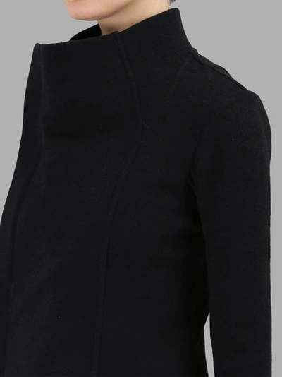 Shop Rick Owens Women's Black Eileen Coat
