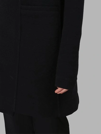 Shop Rick Owens Women's Black Eileen Coat