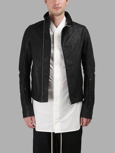 Rick Owens Mollino Biker Jacket In Black | ModeSens