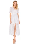 Loveshackfancy Edie Cotton Maxi Dress In White