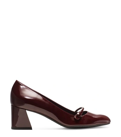 Stuart Weitzman The Oneup Pump In Red Patent