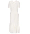 Dolce & Gabbana Bow-embellished Cady Midi Dress In White