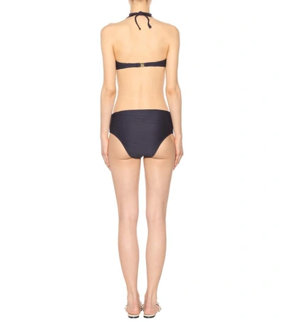 Shop Heidi Klein Hamptons V-bar Bandeau Bikini Top In Black