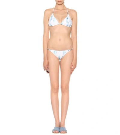 Shop Heidi Klein Ravello Triangle Bikini Top In White