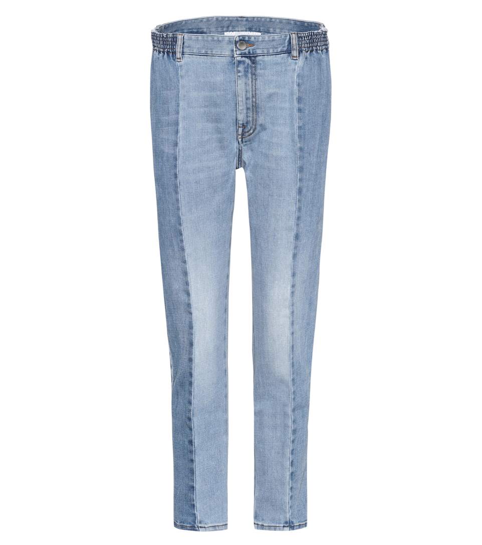 Stella Mccartney Cropped Jeans In Blue | ModeSens