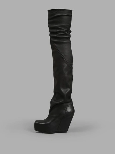 Shop Rick Owens Women's Black Stag Boot