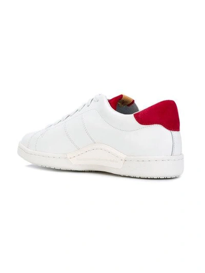 Shop Visvim Lace-up Sneakers - Red