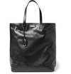 SAINT LAURENT Perforated Leather Tote Bag