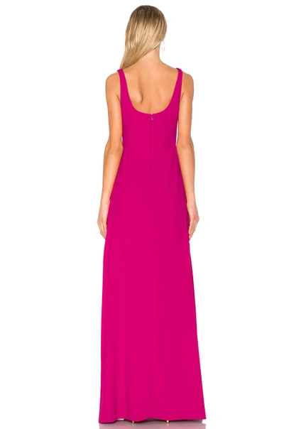 Shop Jill Jill Stuart Cut Out Gown In Fuchsia