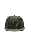 GIVENCHY GIVENCHY CAP IN GREEN, ABSTRACT.,BP09018340