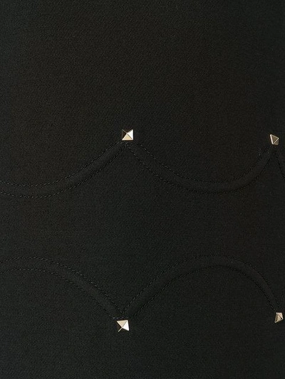 Shop Valentino T-shirt Mini Dress In Black