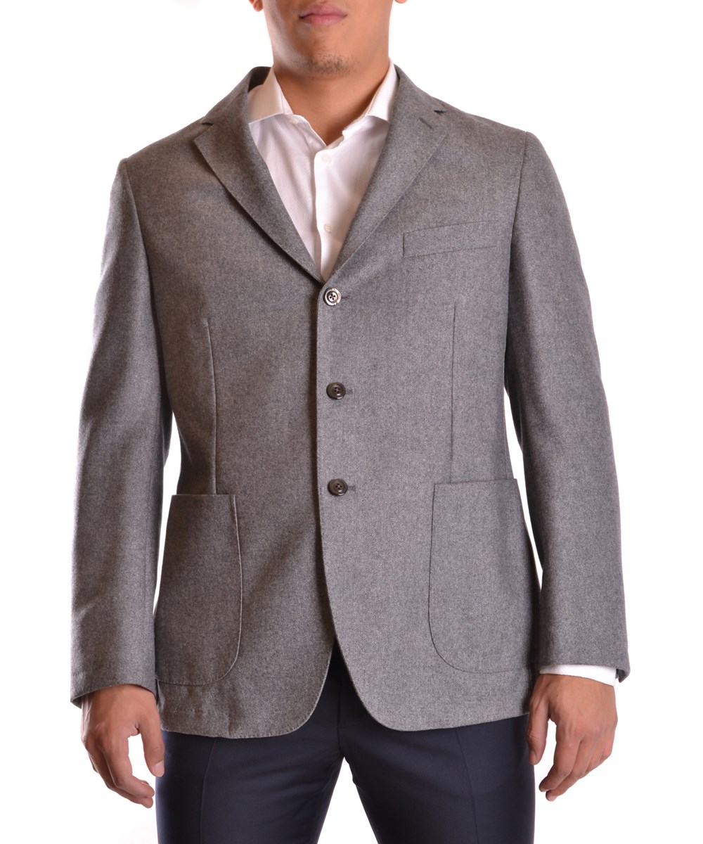 mens grey tweed blazer