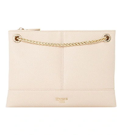 Dune Eholly Triple-pouch Shoulder Bag In Nude-plain Synthetic