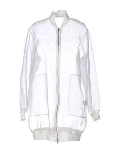 Wanda Nylon Overcoats In White