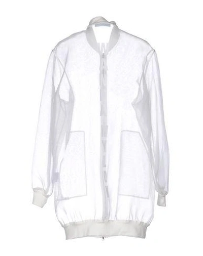 Shop Wanda Nylon Overcoats In White