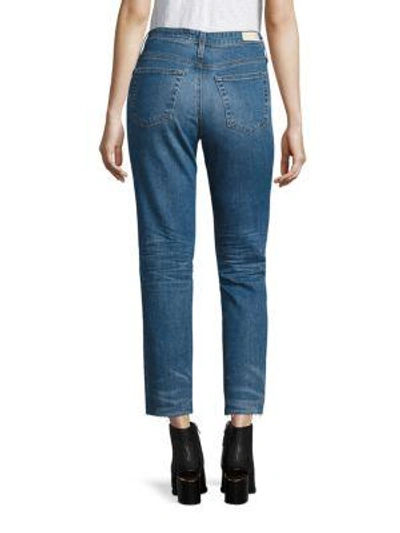 Shop Ag Isabelle High-rise Cropped Straight-leg Jeans In 14 Years Darling