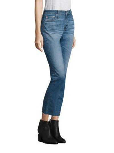 Shop Ag Isabelle High-rise Cropped Straight-leg Jeans In 14 Years Darling