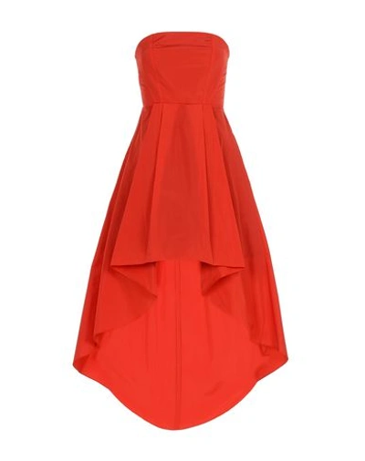 Pinko Short Dresses In Red