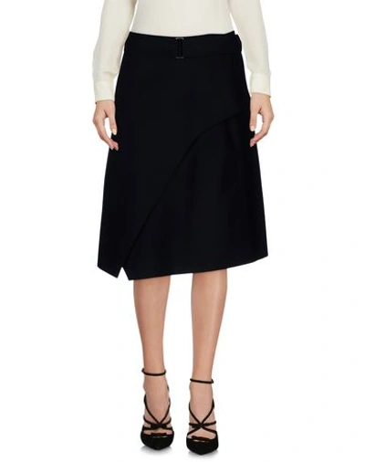 Sportmax Knee Length Skirt In Black