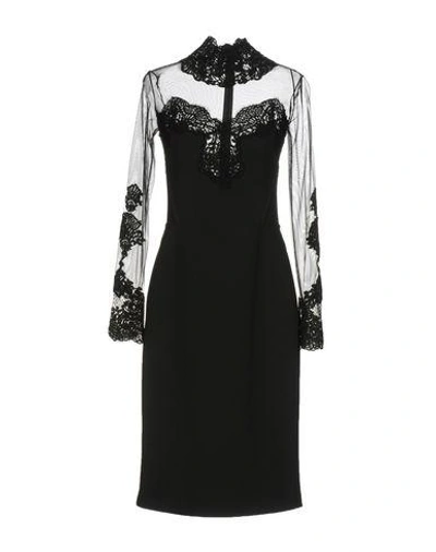 Ermanno Scervino Midi Dresses In Black