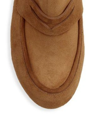 Shop Robert Clergerie Damor Suede Clogs In Tan