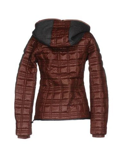 Shop Duvetica Down Jacket In Cocoa