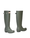 Hunter Boots In Military Green