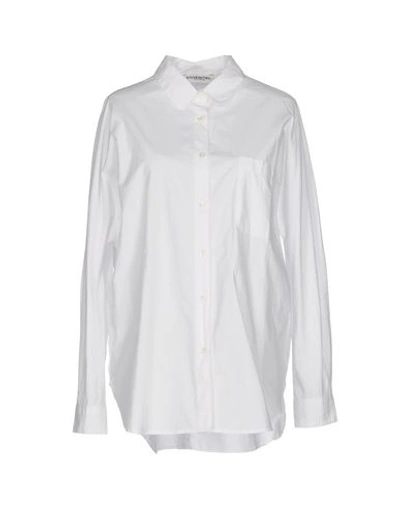 Essentiel Antwerp Solid Color Shirts & Blouses In White