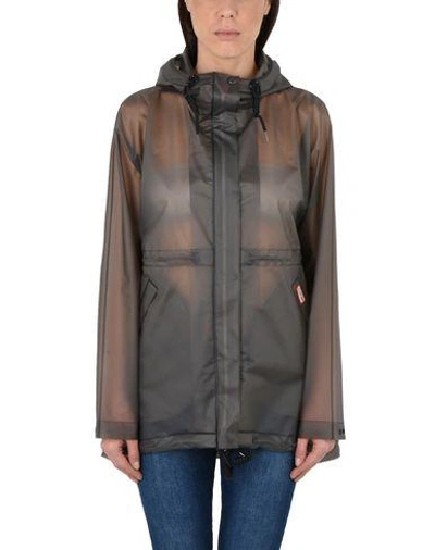 Shop Hunter Full-length Jacket In Grey
