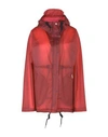Hunter Full-length Jacket In Red