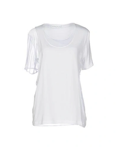 Shop Wanda Nylon T-shirts In White