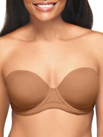 Shop Wacoal Red Carpet Full Busted Strapless Bra In Pecan