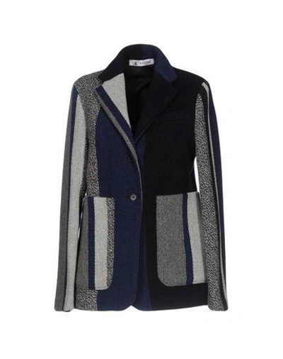 Shop Barena Venezia Blazers In Dark Blue