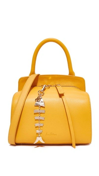 Sam Edelman Natalya Mini Top Handle Bag In Sunset Yellow