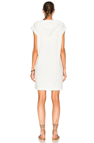Shop Atm Anthony Thomas Melillo Hooded Dress In White