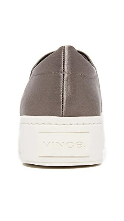 Shop Vince Warren Platform Sneakers In Slate