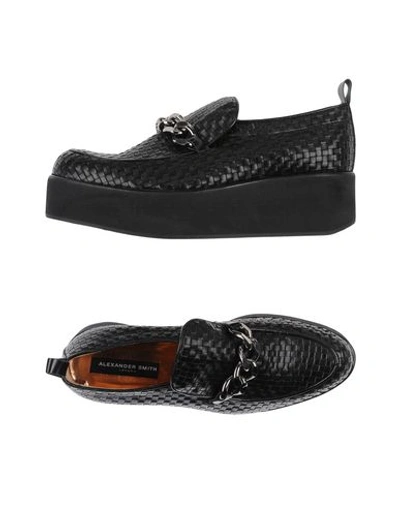 Alexander Smith Loafers In Black