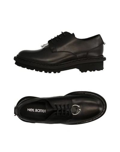 Neil Barrett Lace-up Shoes In Black