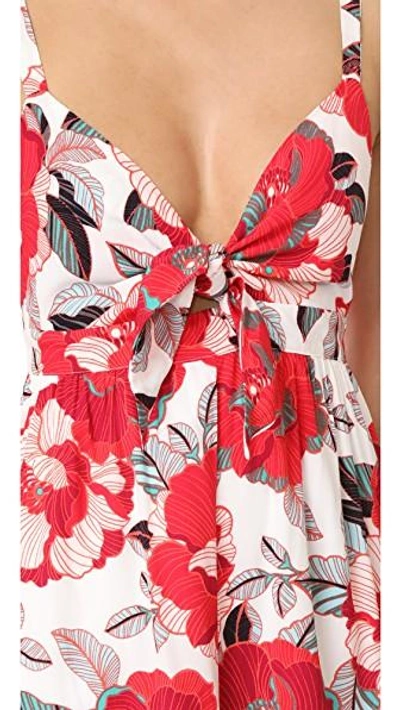 Shop Cupcakes And Cashmere Thorpe Saguaro Floral Maxi Dress In Punch Pink