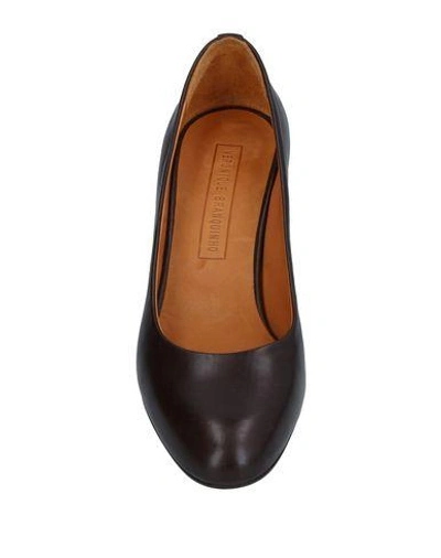 Shop Veronique Branquinho Pumps In Dark Brown