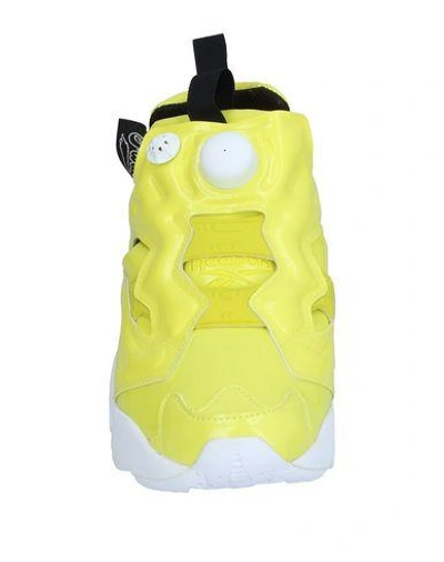 Shop Reebok Sneakers In Yellow