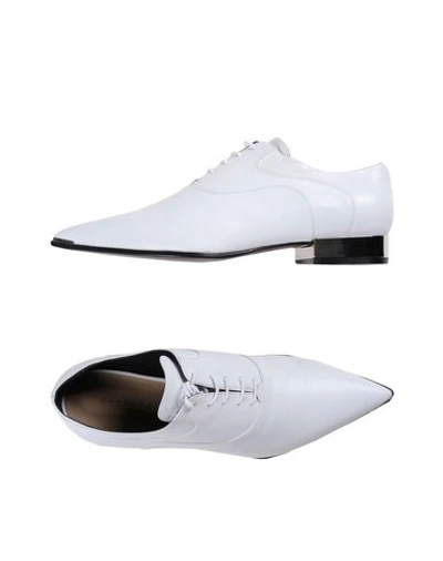 Barbara Bui Laced Shoes In White