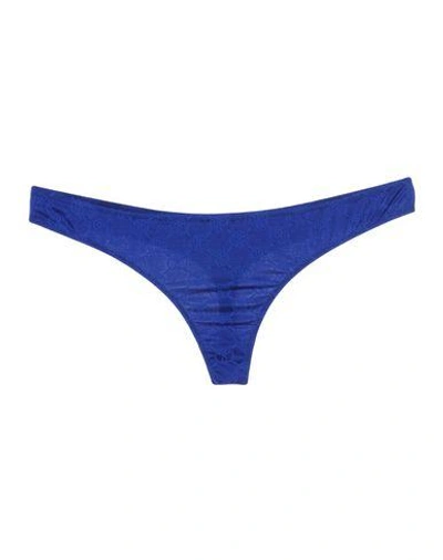 Moschino Underwear G-strings In Bright Blue