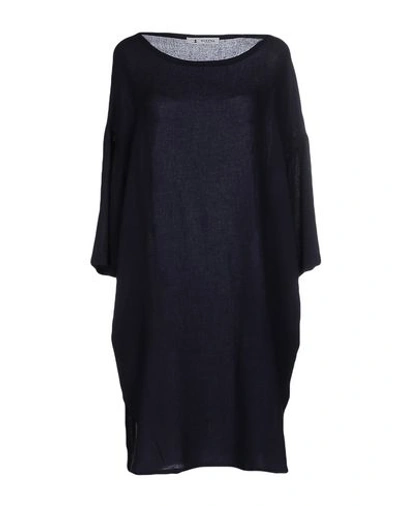 Barena Venezia Short Dress In Dark Blue