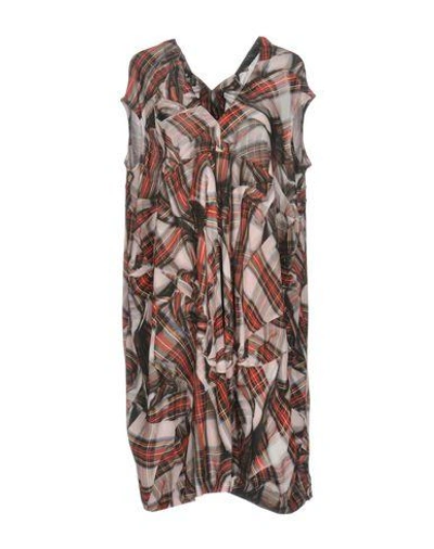 Vivienne Westwood Short Dress In Red