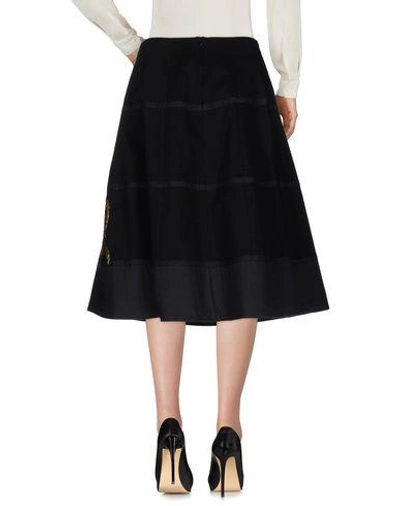 Shop Barena Venezia Midi Skirts In Black