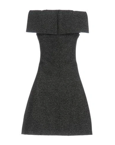Shop Karl Lagerfeld Short Dress In Black