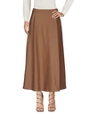 Barena Venezia Long Skirt In Brown