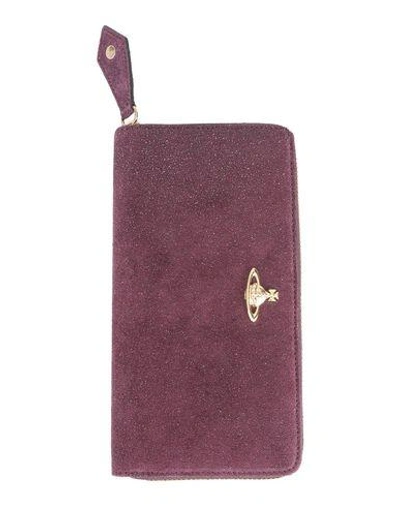 Vivienne Westwood Wallet In Purple