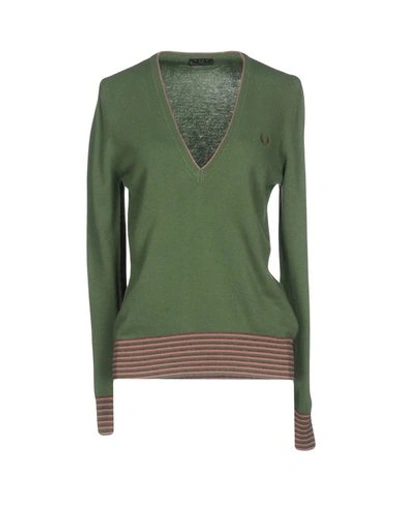 Fred Perry Jumper In Green